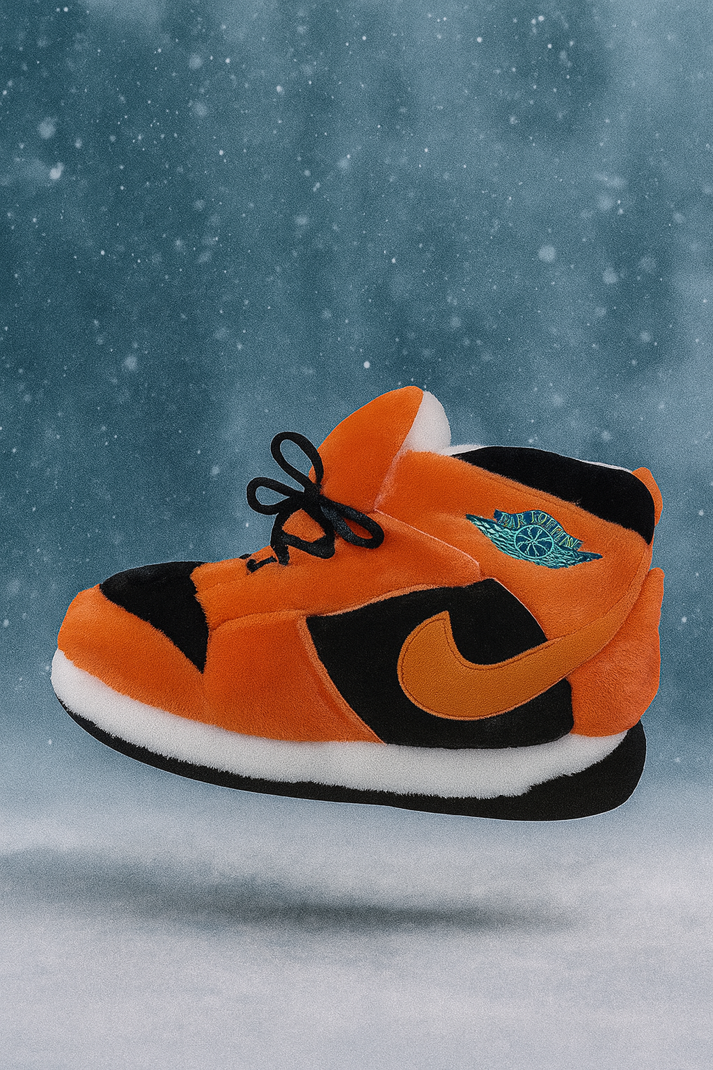 נעלי גורדן כתום שחור מחממות לחורף