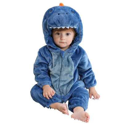 חליפת תינוק דינוזואר כחול SNUGI