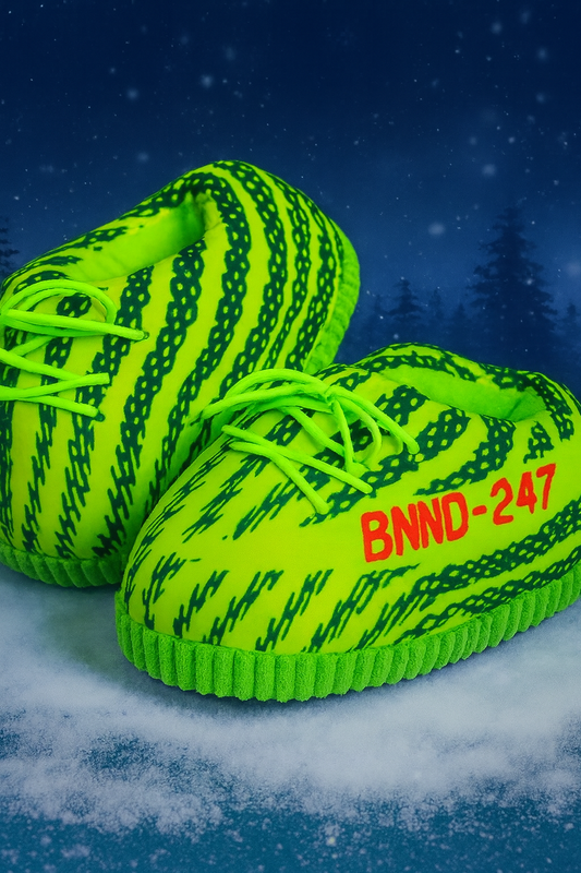 נעלי ייזי ירוקות מחממות לחורף