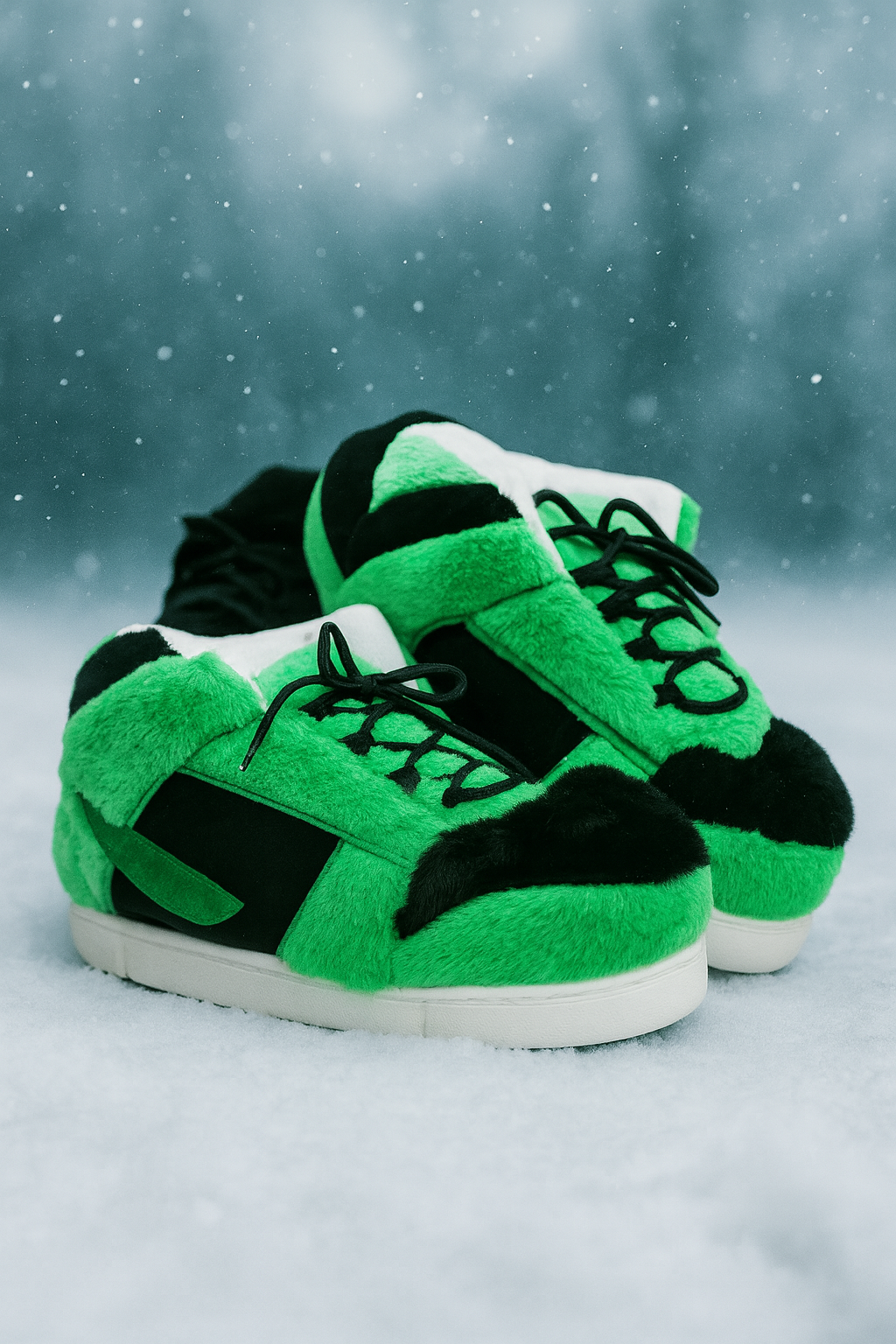 נעלי גורדן ירוקות מחממות לחורף