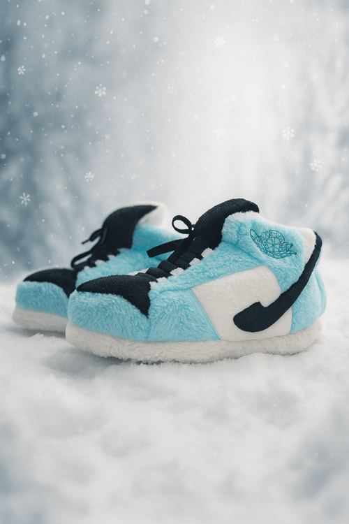 נעלי גורדן תכלת שחור מחממות לחורף