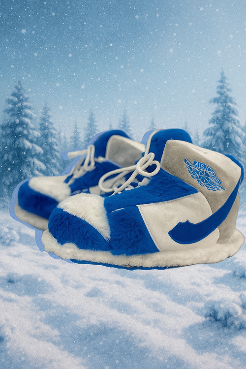 נעלי גורדן כחול לבן מחממות לחורף