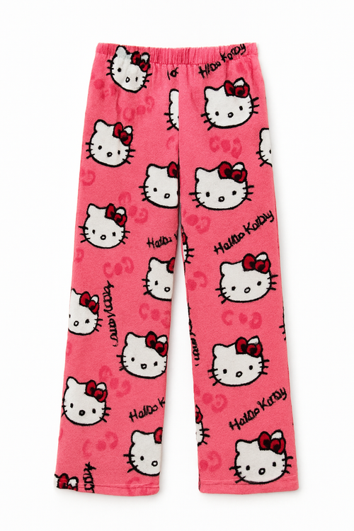 מכנסי הלו קיטי ורוד