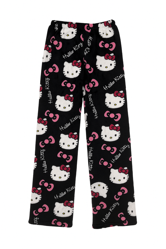 מכנסי הלו קיטי שחור