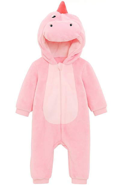 חליפת תינוק דינוזואר ורוד SNUGI